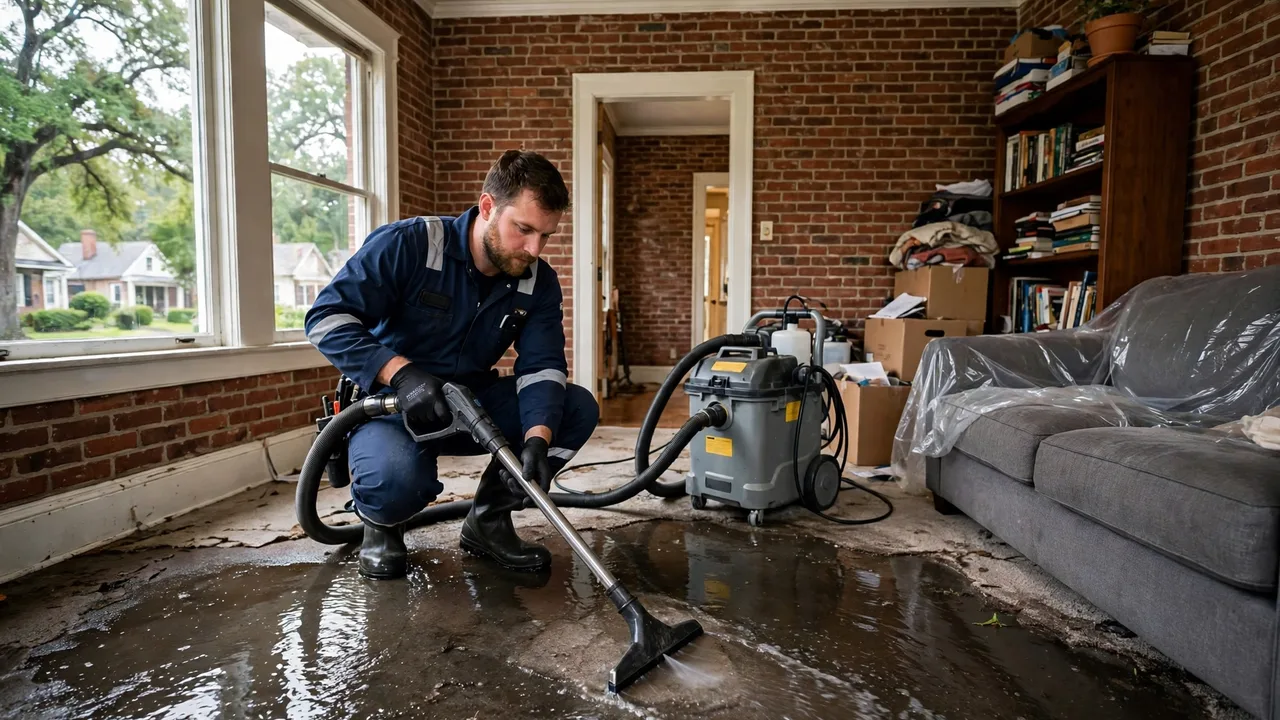 Water damage restoration in Athens, GA
