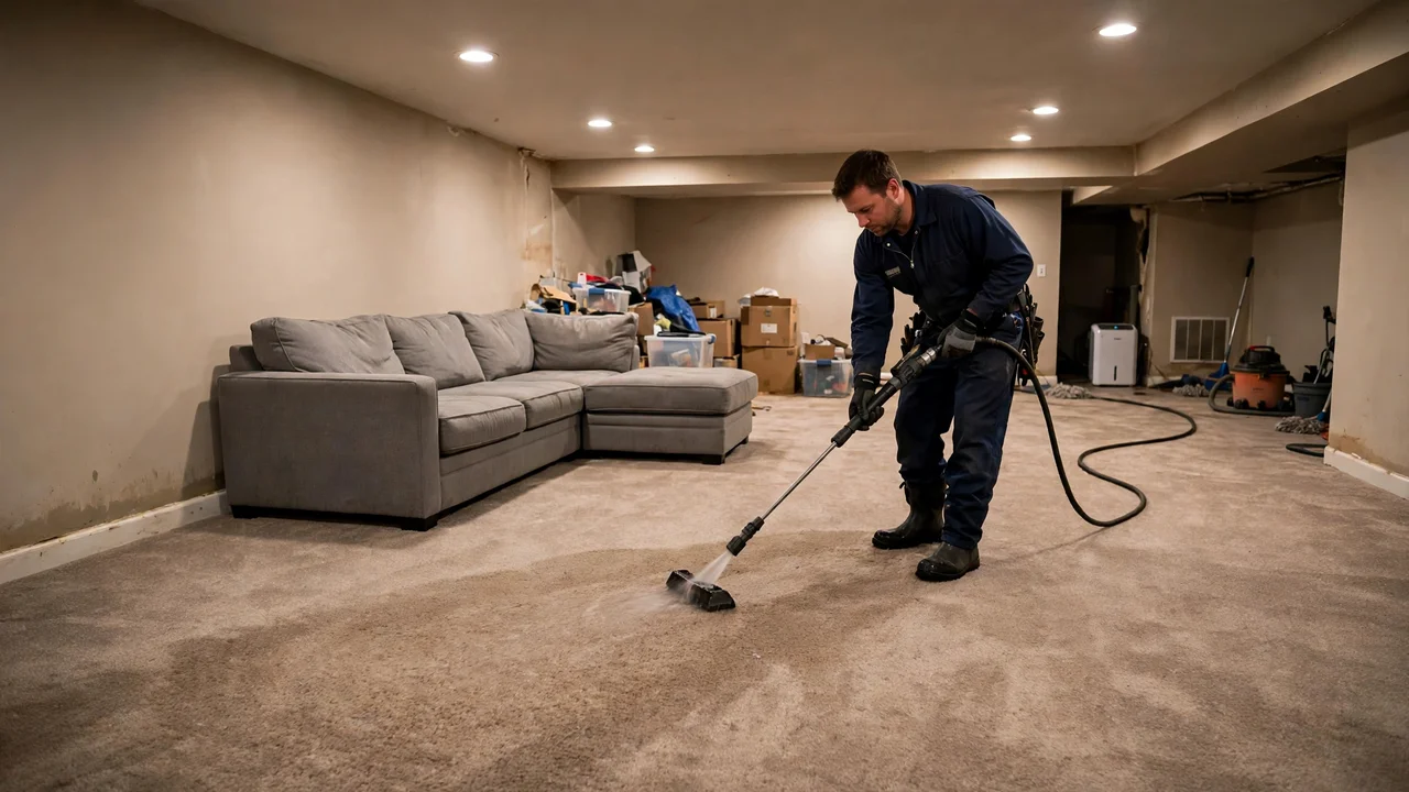 Water damage restoration in Aurora, IL