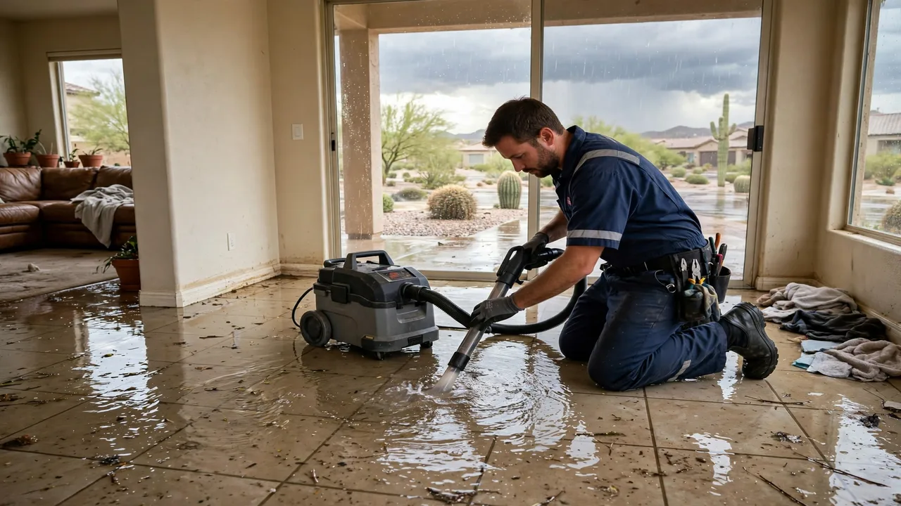 Water damage restoration in Avondale, AZ