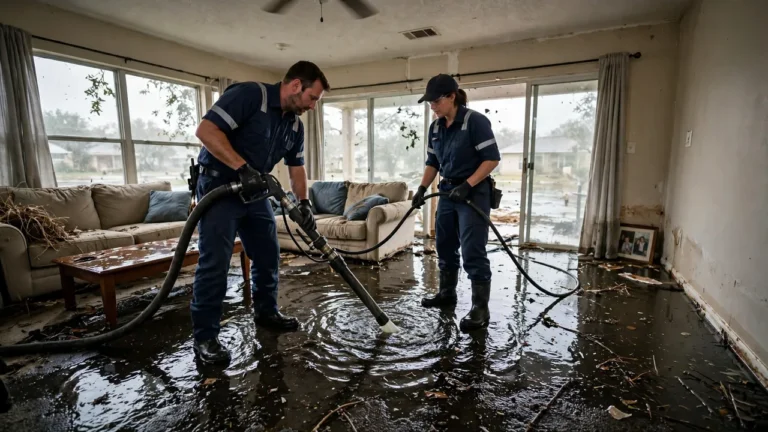 Water damage restoration in Beaumont, TX