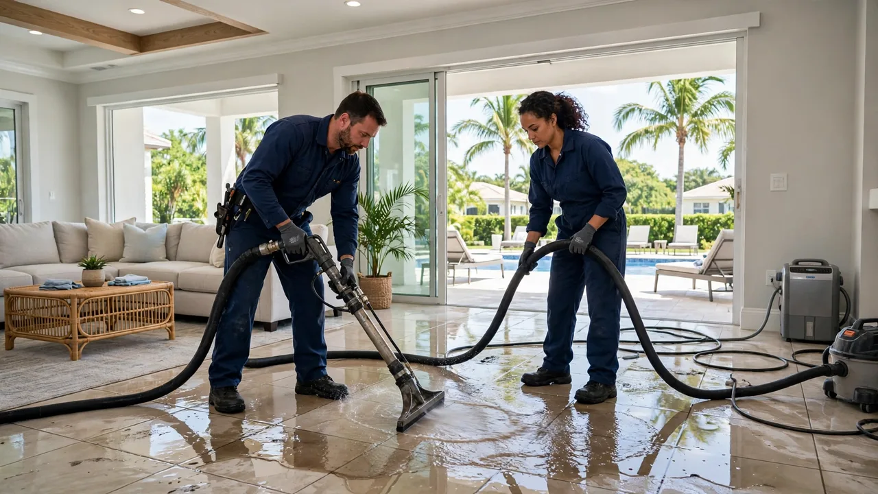Water damage restoration in Boca Raton, FL