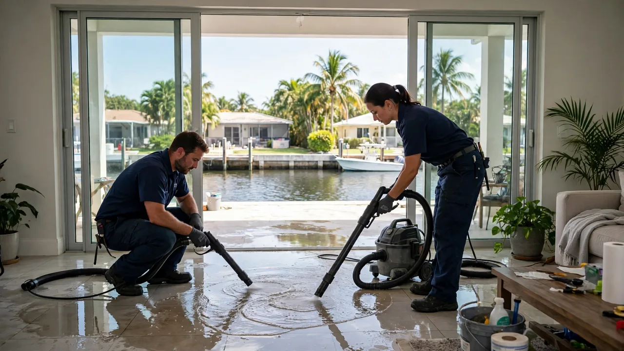 Water damage restoration in Boynton Beach, FL