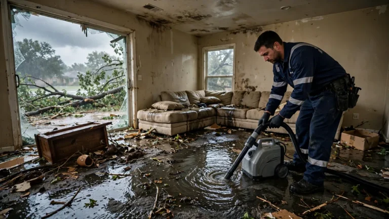 Water damage restoration in Broken Arrow, OK