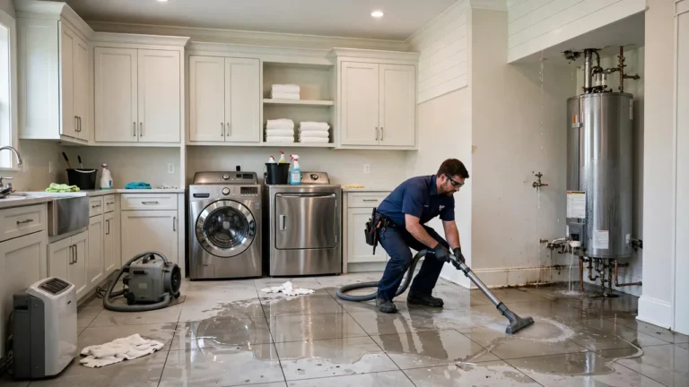 Water damage restoration in Carmel, IN