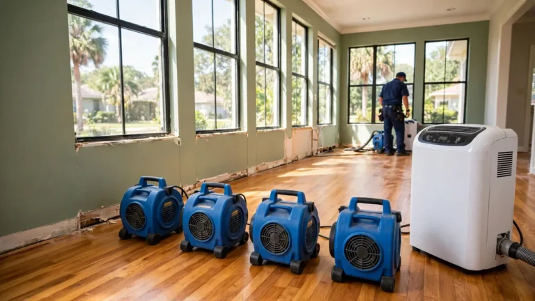 water damage restoration Cary, NC