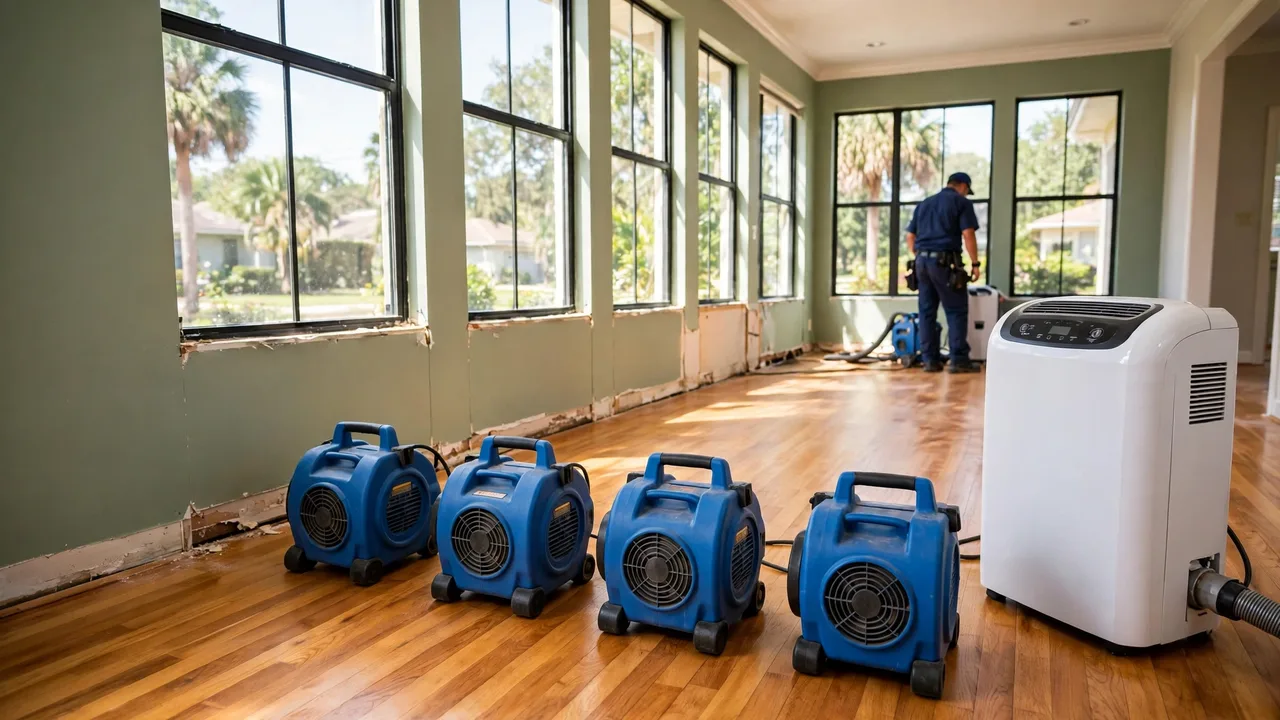 water damage restoration Cary, NC