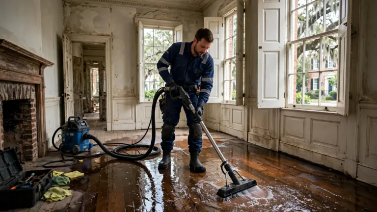 Water damage restoration in Charleston, SC