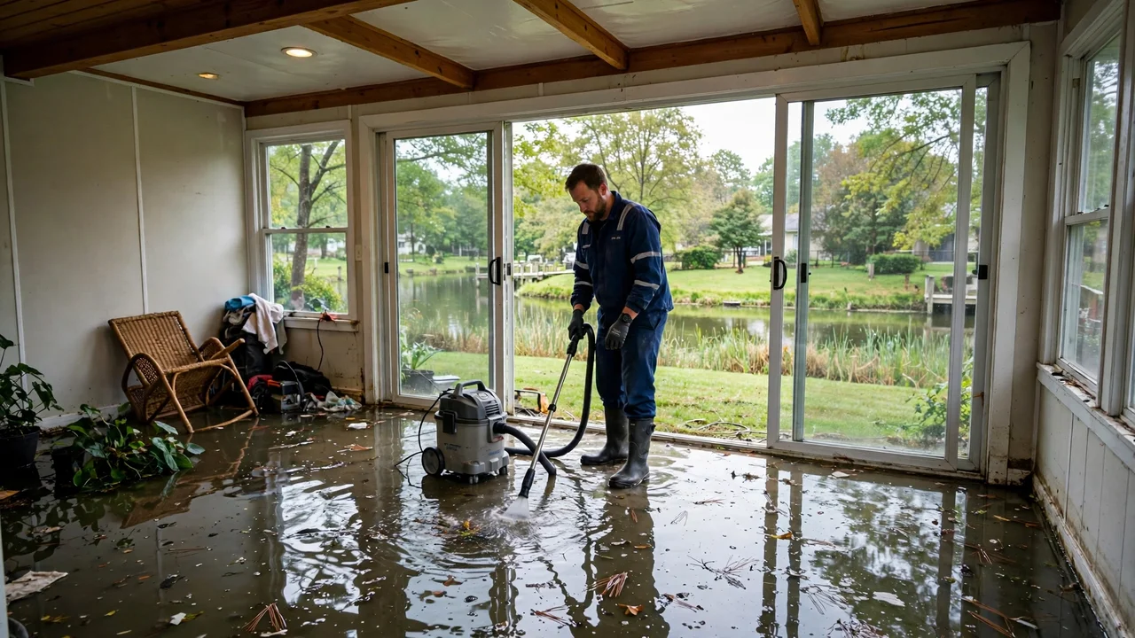 Water damage restoration in Chesapeake, VA
