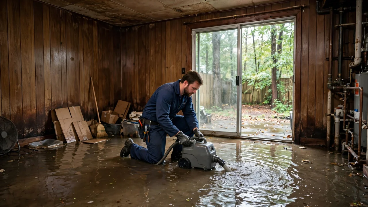 Water damage restoration in Columbia, MD