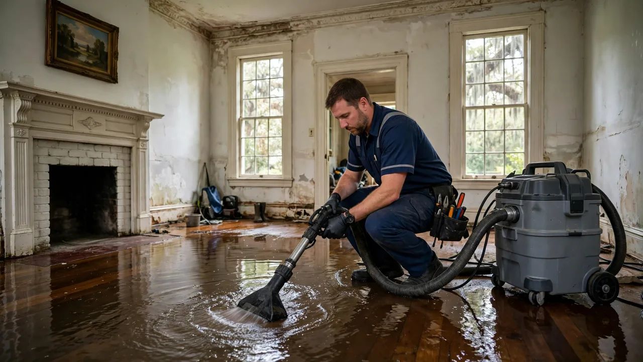 Water damage restoration in Columbia, SC