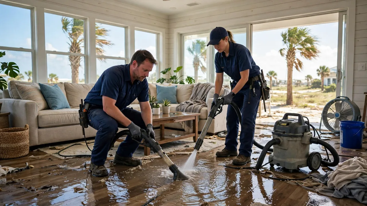 Water damage restoration in Corpus Christi, TX