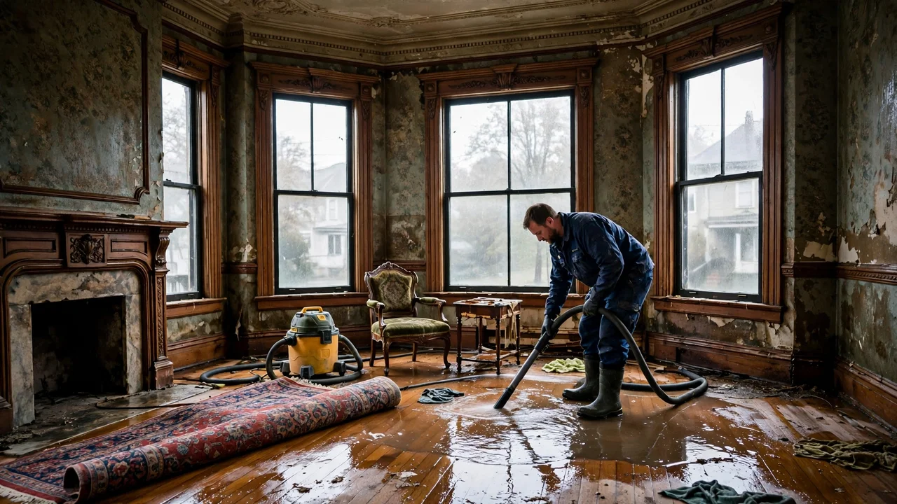 Water damage restoration in Dayton, OH