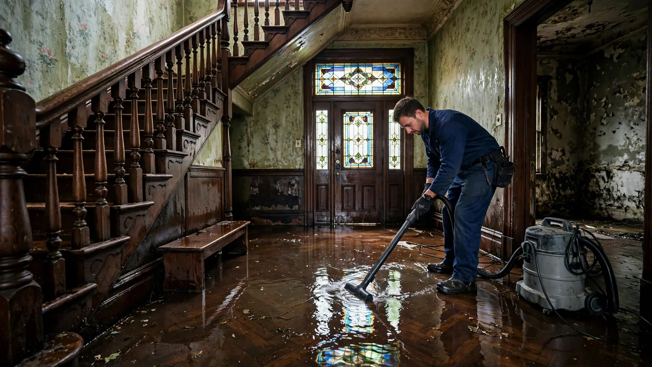 Water damage restoration in Elgin, IL