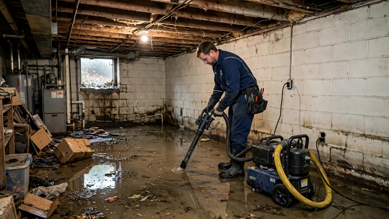 Water damage restoration in Florissant, MO