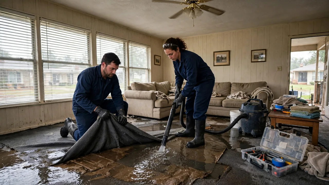 Water damage restoration in Garland, TX