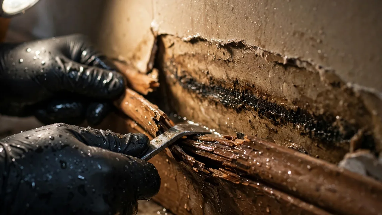 Water damage restoration in Greenville, SC - structural drying equipment set up in a home