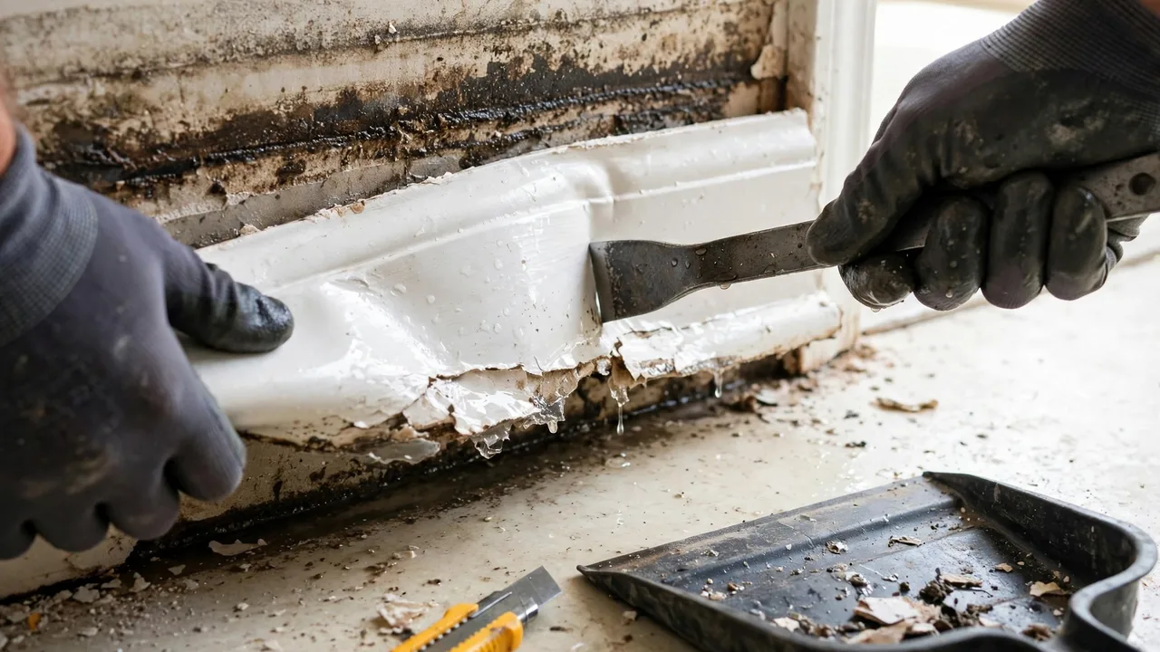Water damage restoration in Huntersville, NC - structural drying equipment set up in a home