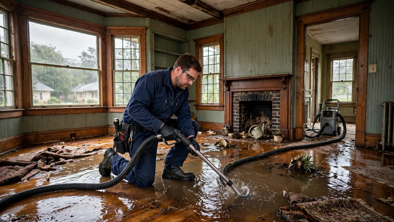 Water damage restoration in Huntsville, AL