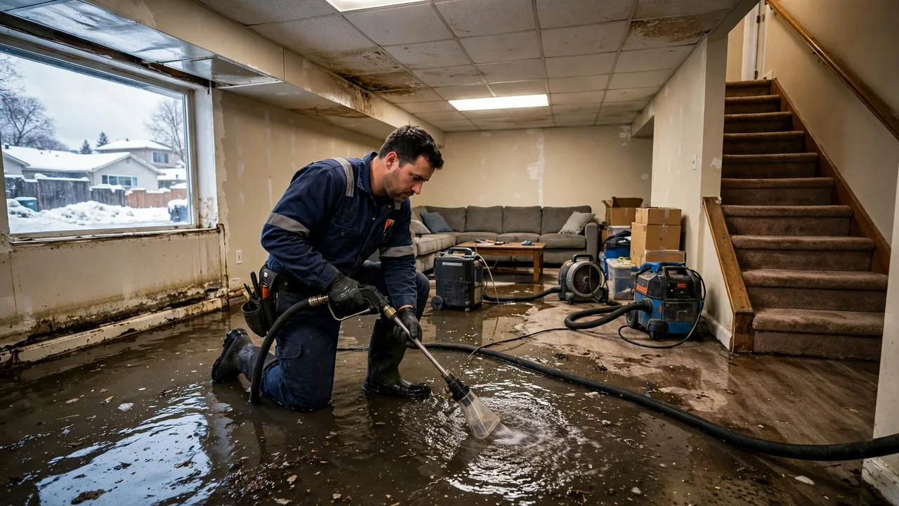 Water damage restoration in Lakewood, CO