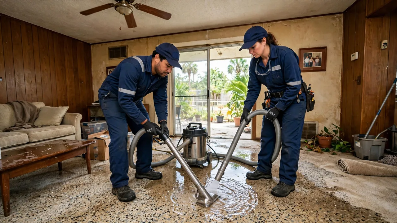 Water damage restoration in Largo, FL