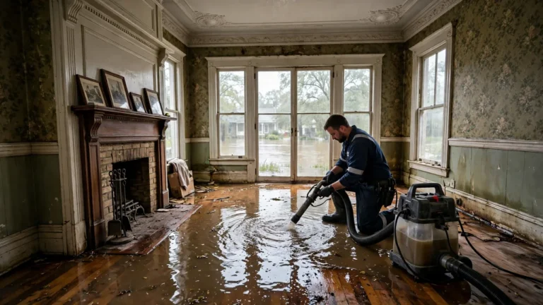 Water damage restoration in Little Rock, AR