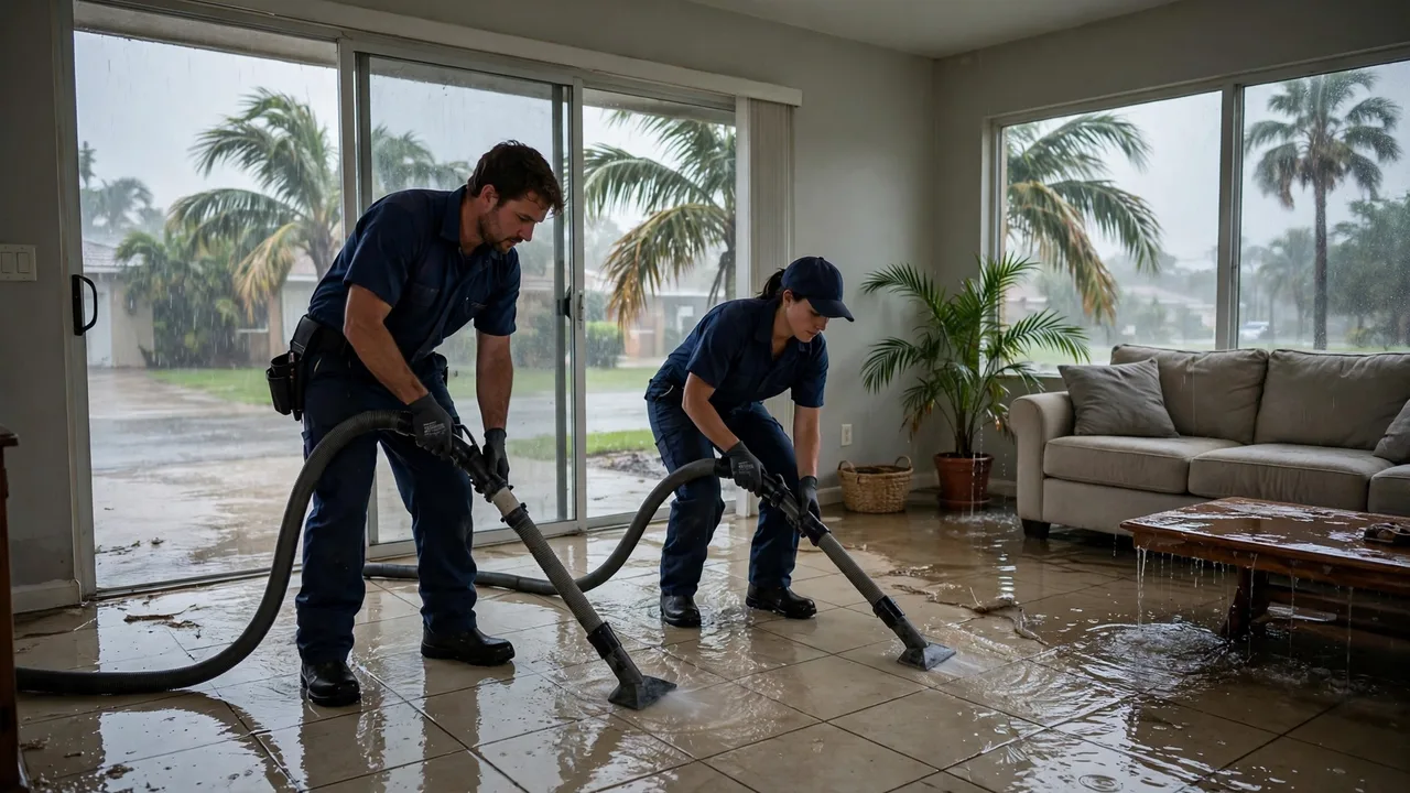 Water damage restoration in McAllen, TX
