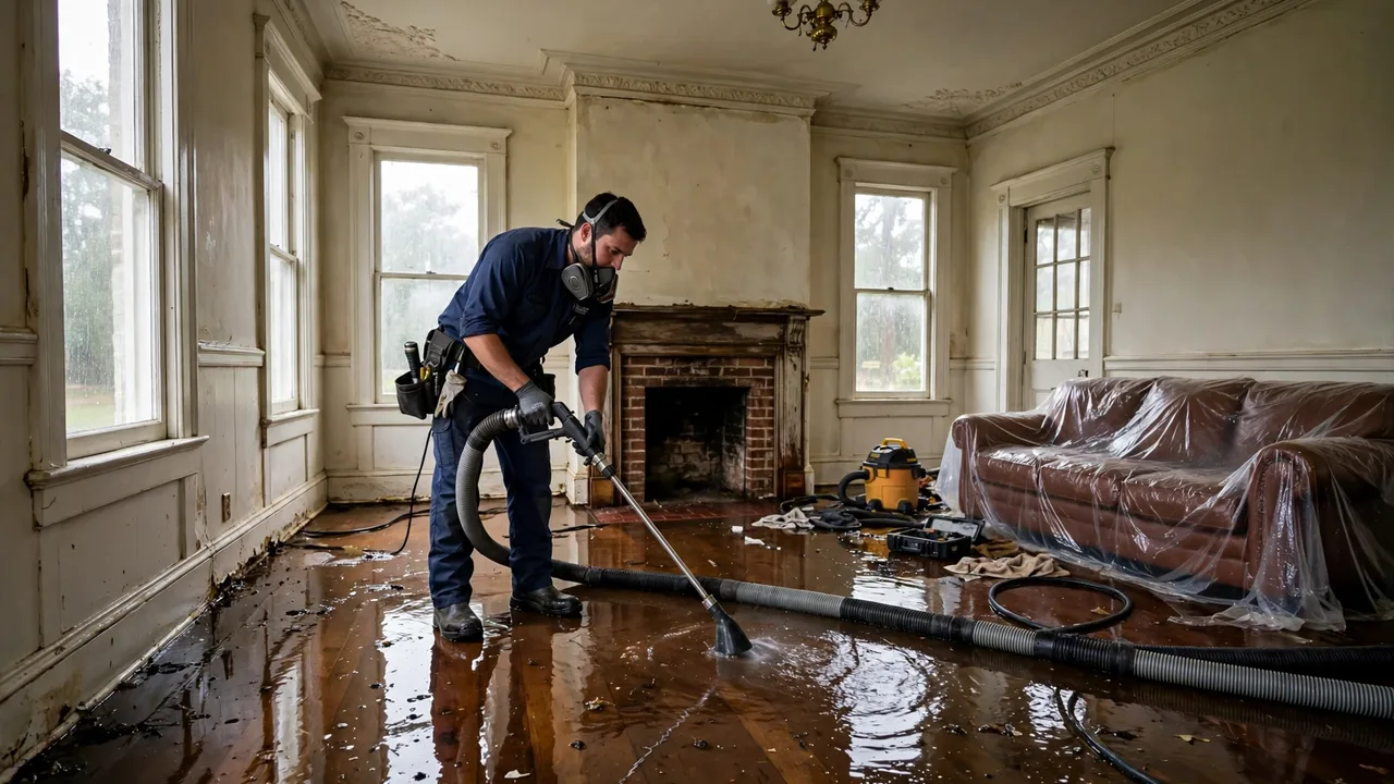 Water damage restoration in Montgomery, AL