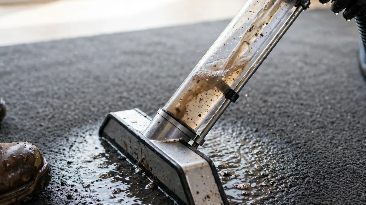 Water damage restoration in Pasadena, TX - structural drying equipment set up in a home