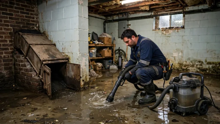 Water damage restoration in Reading, PA