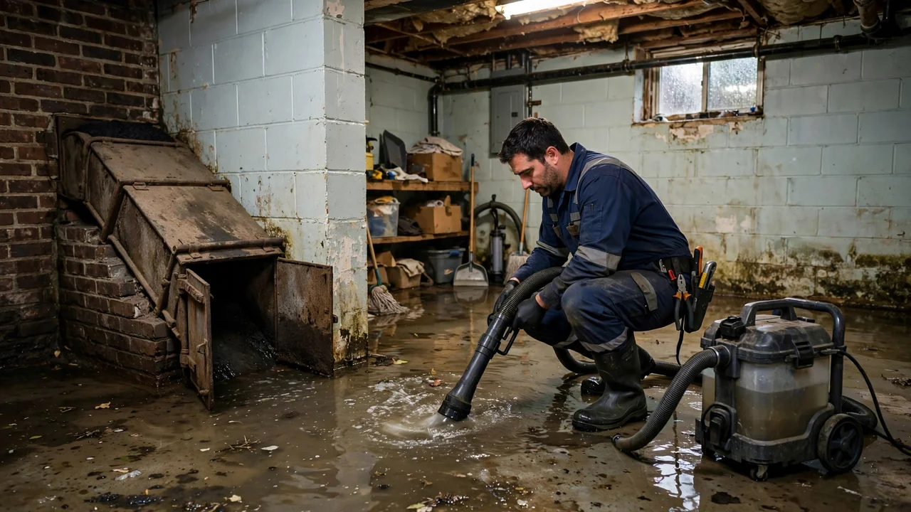 Water damage restoration in Reading, PA