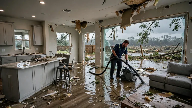 Water damage restoration in Rogers, AR