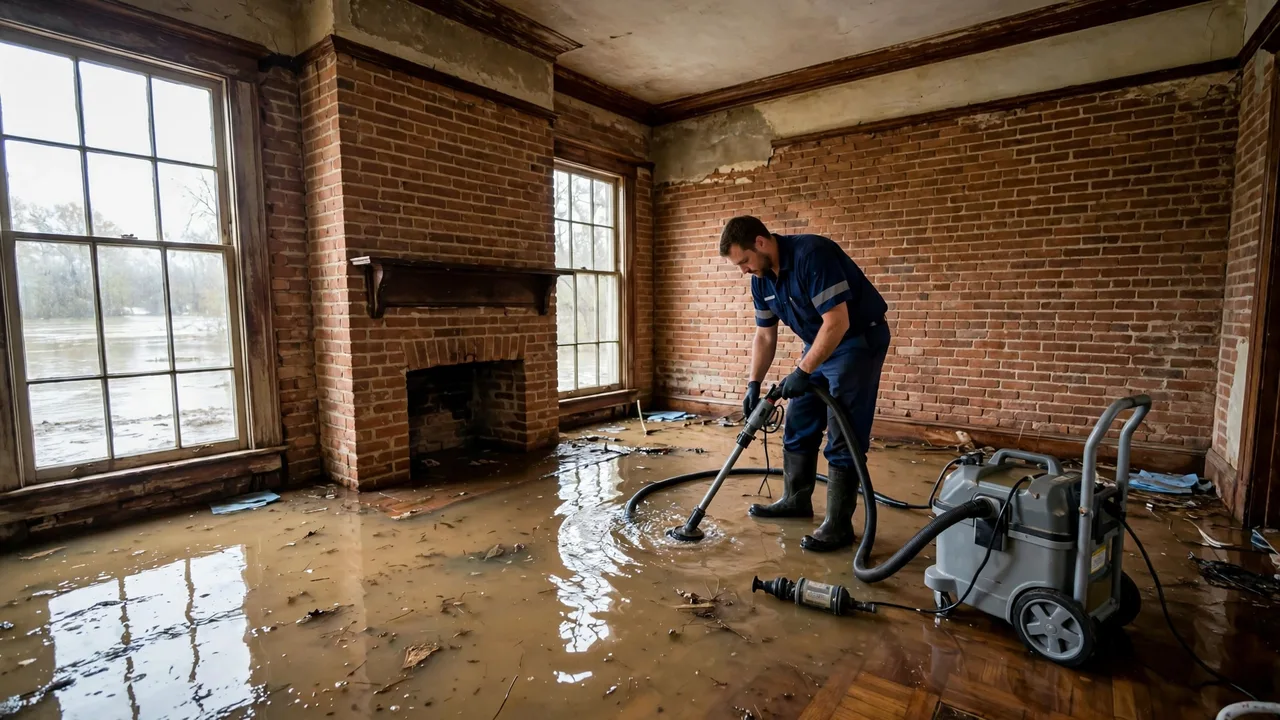 Water damage restoration in St. Charles, MO