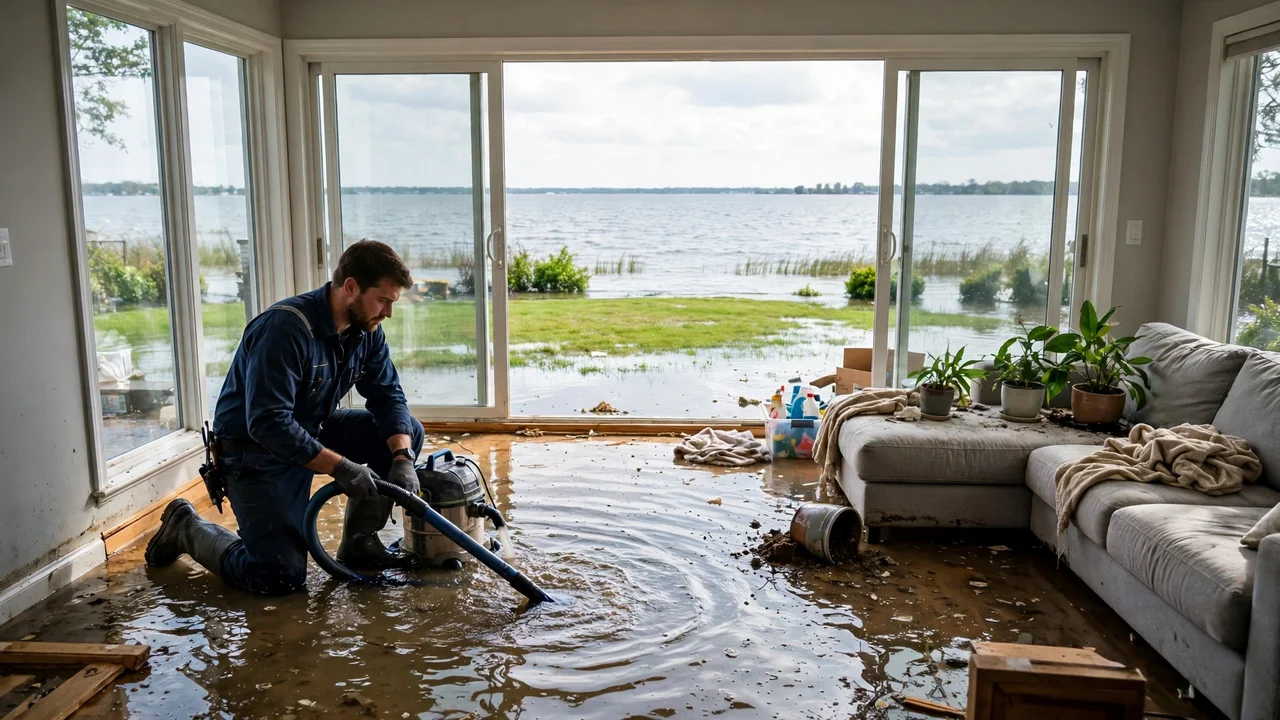 Water damage restoration in Toledo, OH