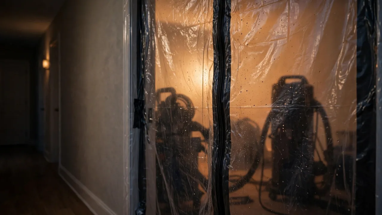Water damage restoration in Wake Forest, NC - emergency water extraction in progress
