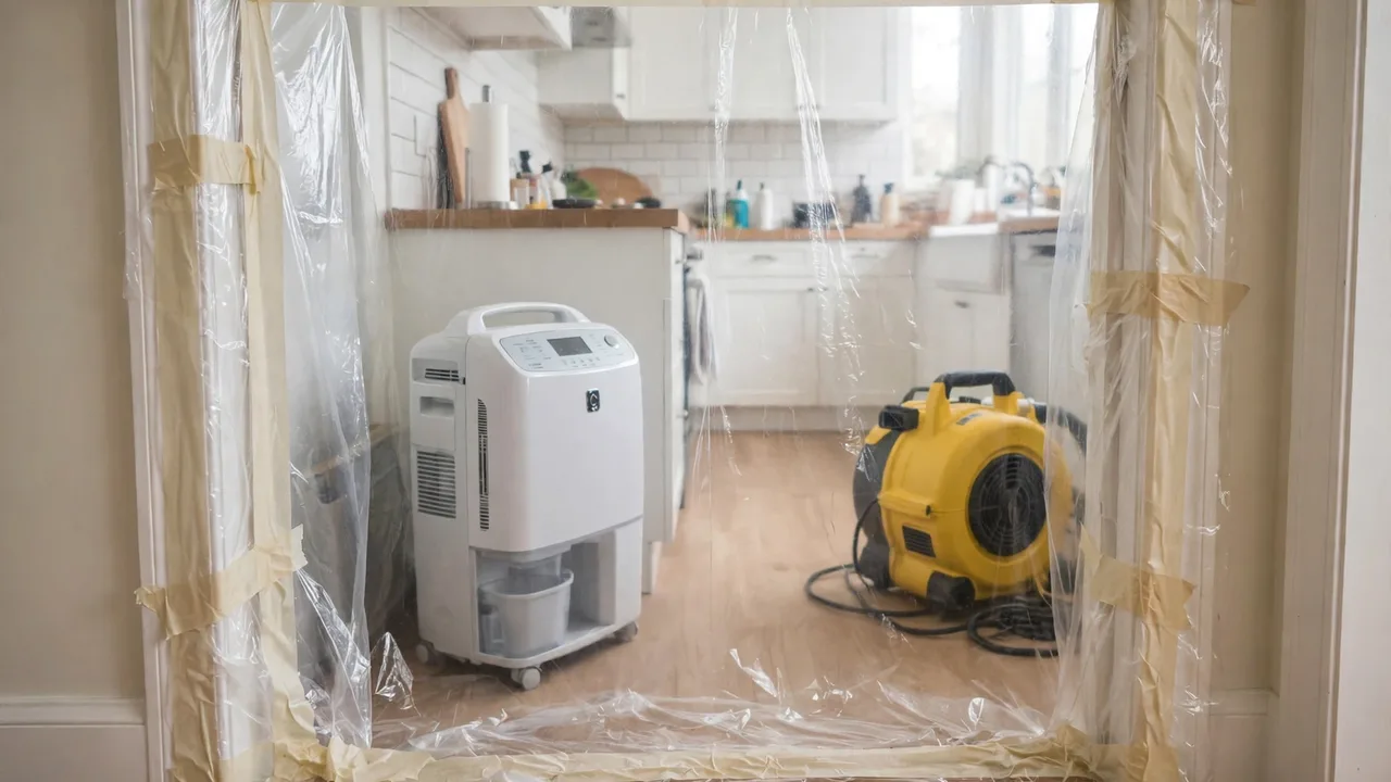 Water damage restoration in Wesley Chapel, FL - emergency water extraction in progress