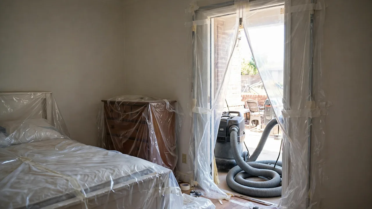 Water damage restoration in West Chester, PA - emergency water extraction in progress