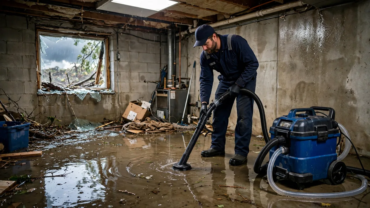 Water damage restoration in Wichita, KS